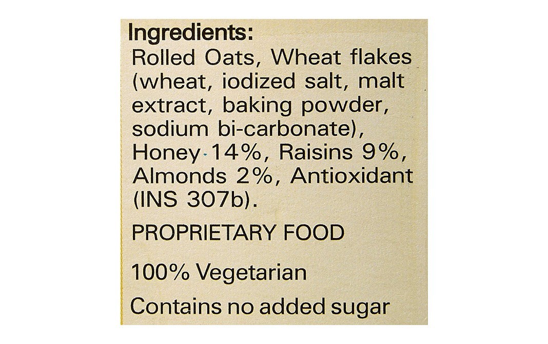 Express Foods Harvest Crunch, Breakfast Cereal With Honey, Raisins & Almonds   Box  400 grams